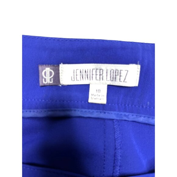 Jennifer‎ Lopez Womens Royal Blue Shorts Size 10 - Picture 2 of 10